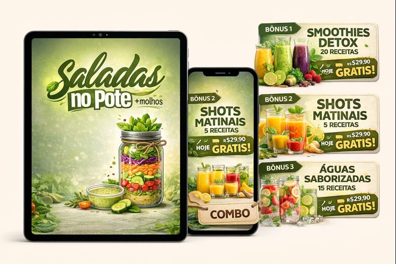 Selo de 3 bônus + acesso vitalício